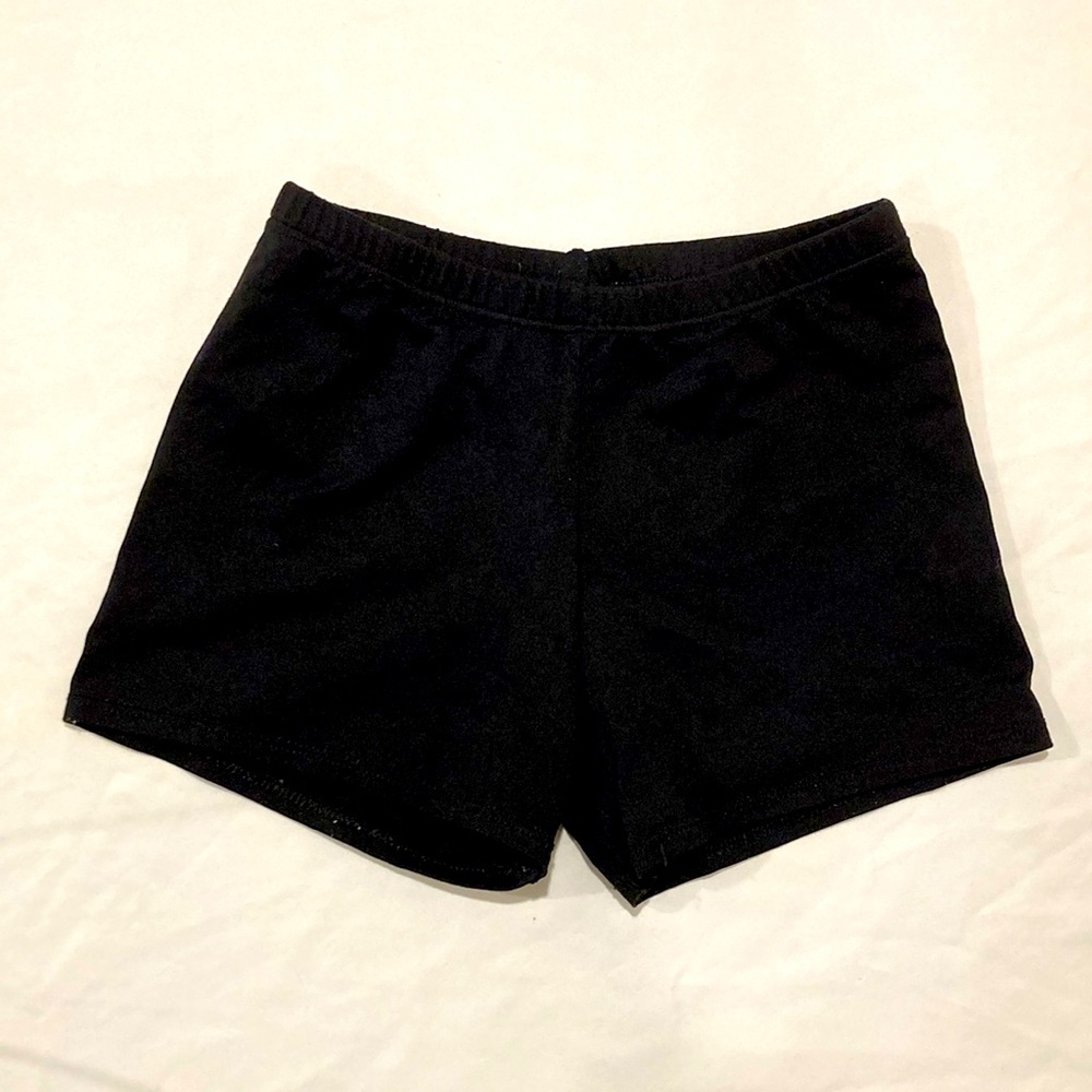 Body Wrappers small black dance shorts